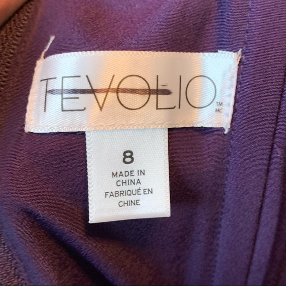 EUC Tevolio Grecian-style strapless gown, built-in bra - Picture 7 of 10